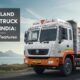 Ashok Leyland 14 Tyre Truck on highway in India showing specs, mileage, and design features