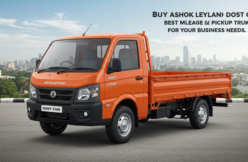 Ashok Leyland Dost CNG pickup truck with best mileage and strong performance for business needs
